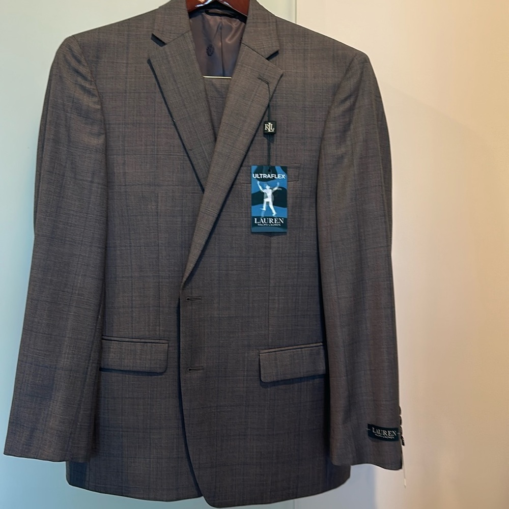 NWT Ralph Lauren Suit ($600). 40 reg / 34 pant